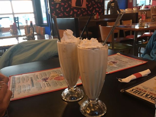 Hamburger Mary's milkshake