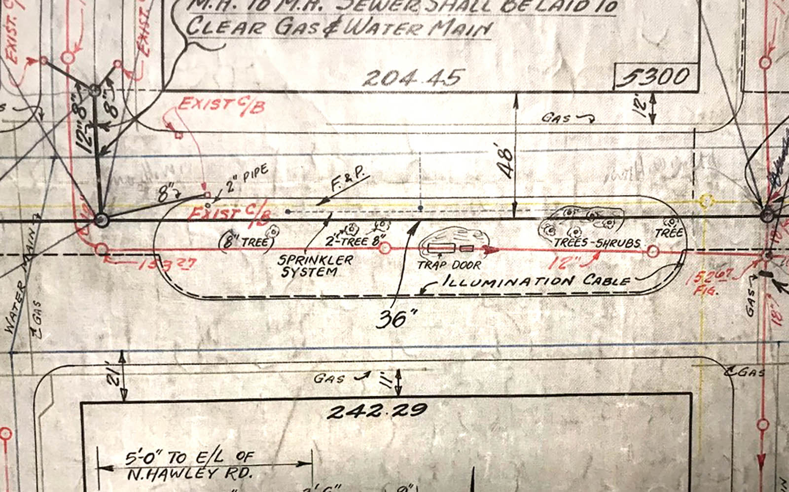 sewer plan