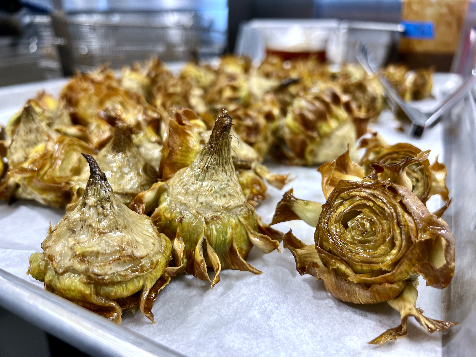 Fried artichokes