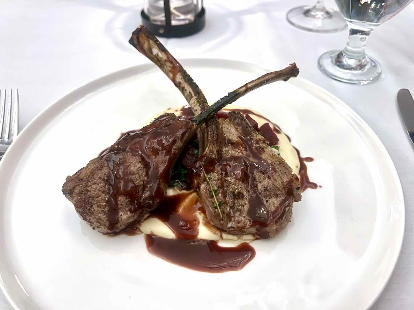 Lamb chops at Union House