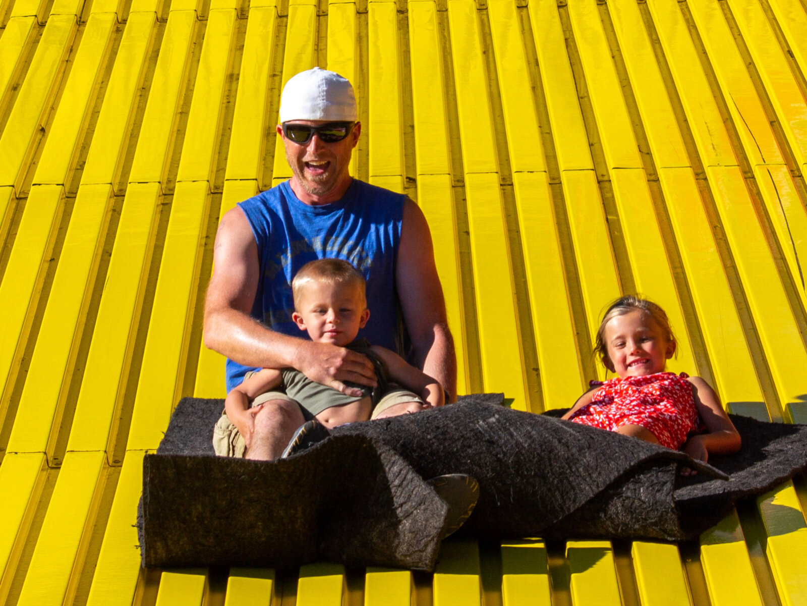 Giant Slide at the State Fair