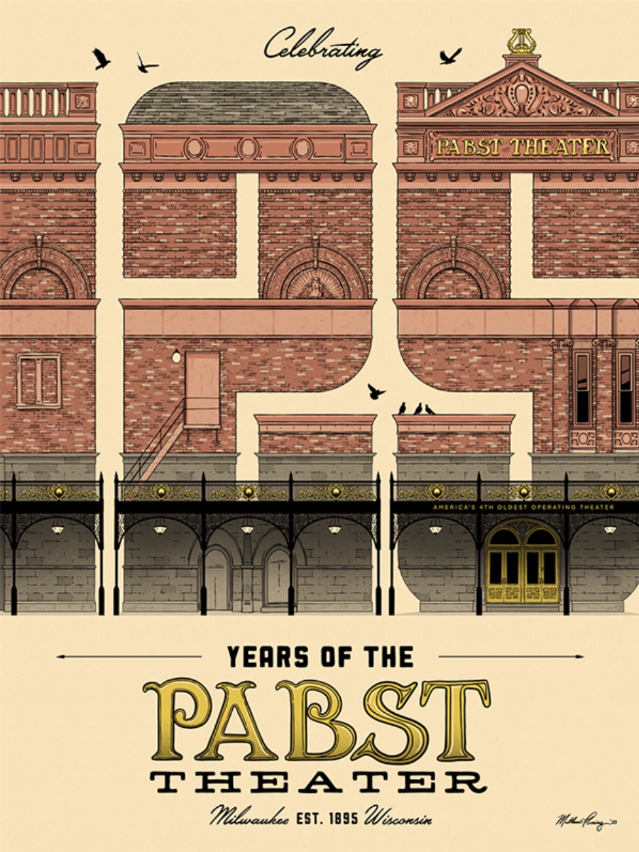 Give the gift of 125 years of The Pabst Theater with this new poster