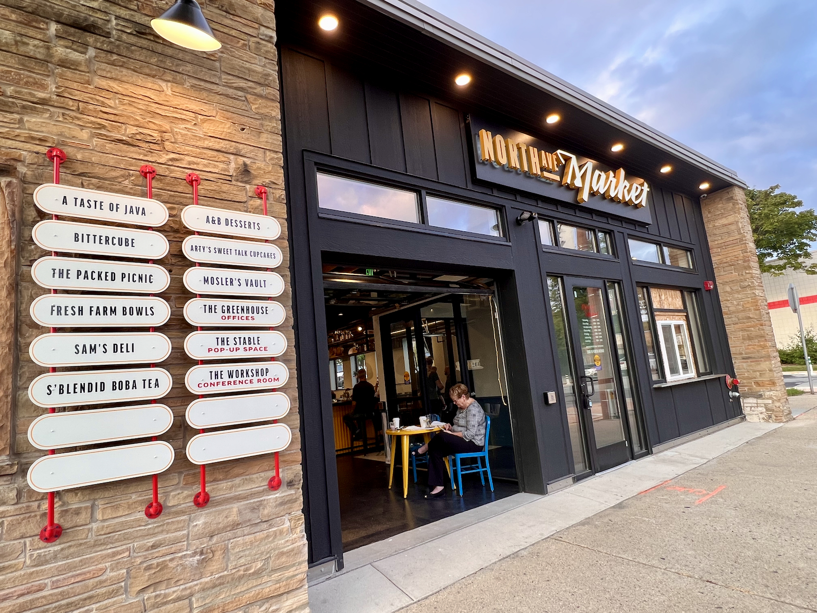 Take a peek at the new North Avenue Market, which opens softly today