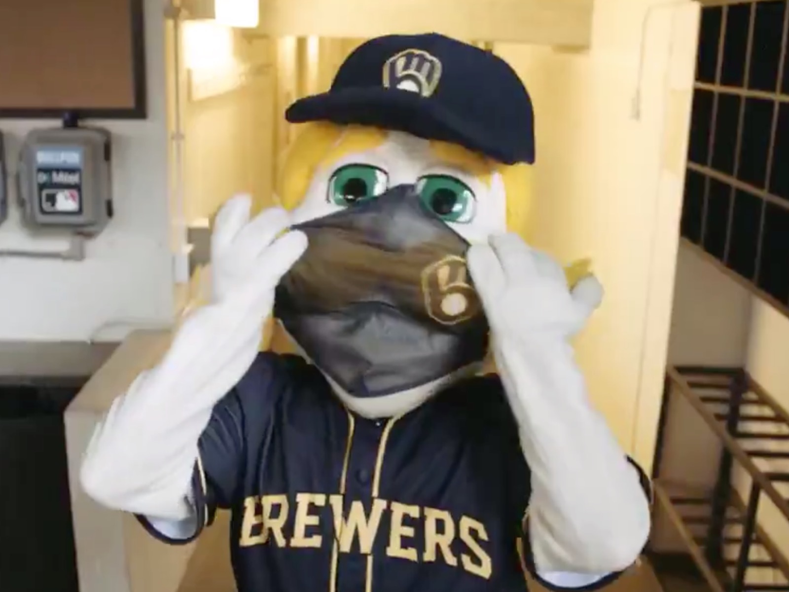 Here's the result of the Brewers' Mascot Makeover: a new
