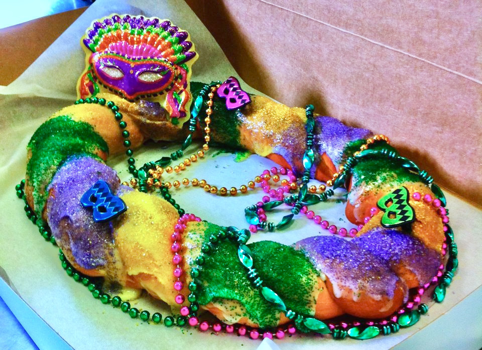 Mardi Gras Ornament King Cake ornaments baby New Orleans Christmas