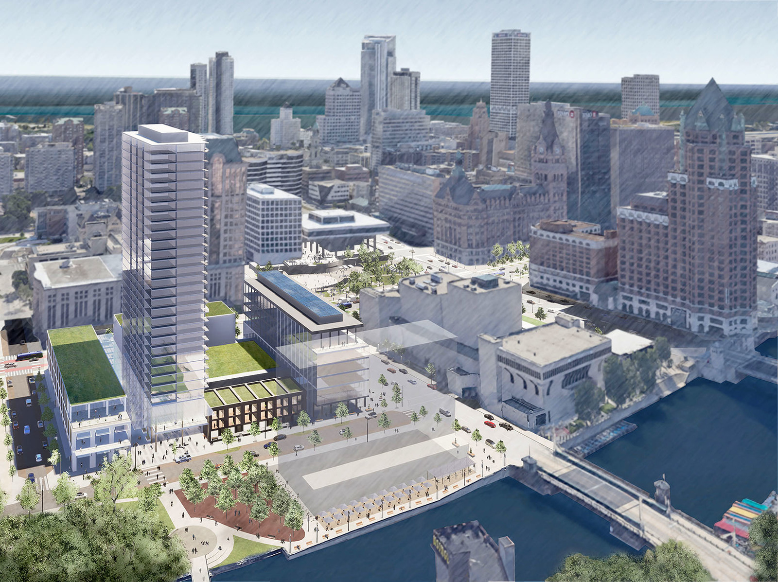 Connec+ing MKE Downtown plan includes ambitious ideas about 794, The