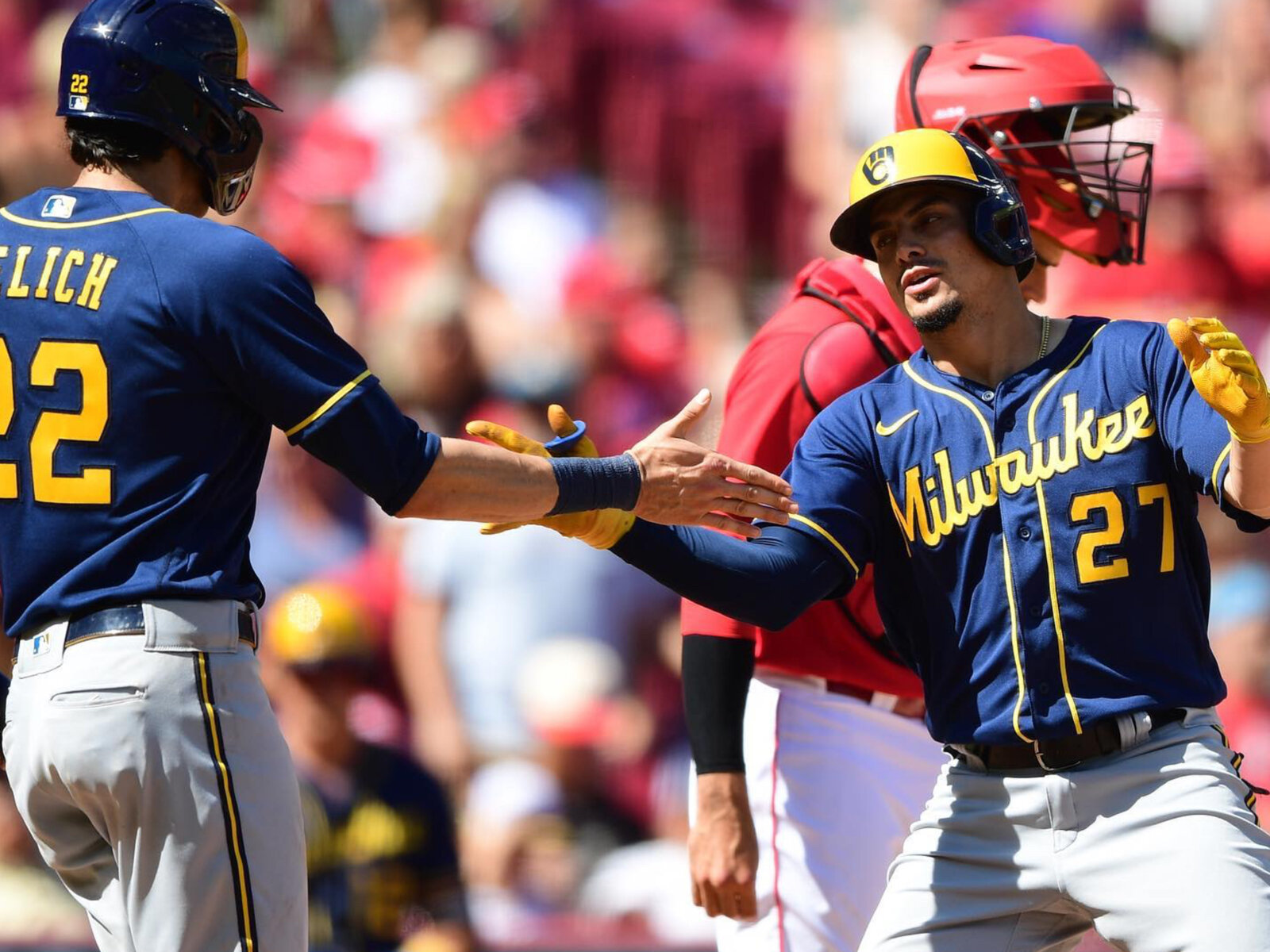 todays milwaukee brewers game