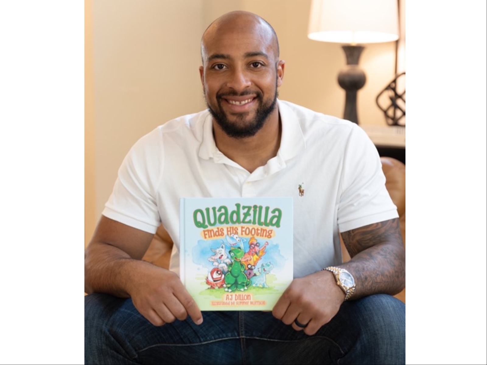 SHARP Literacy scores Packers running back AJ Dillon for annual 