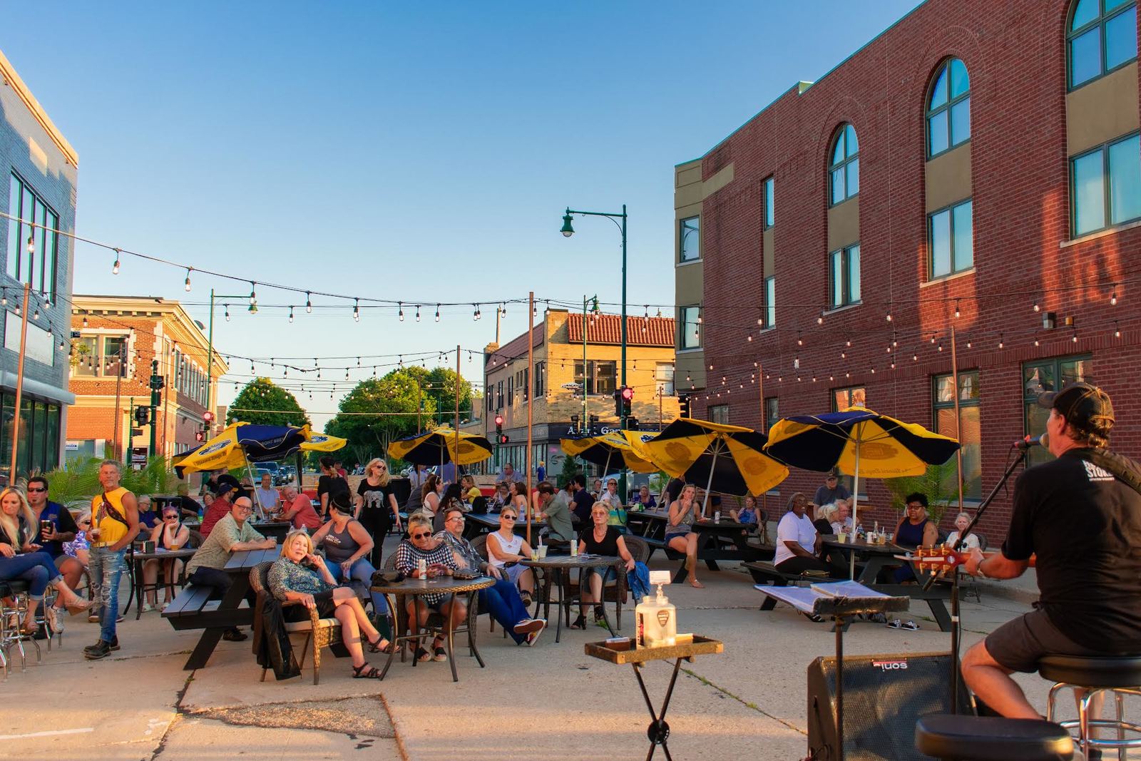 Pedestrian pathway creates new event space in West Allis