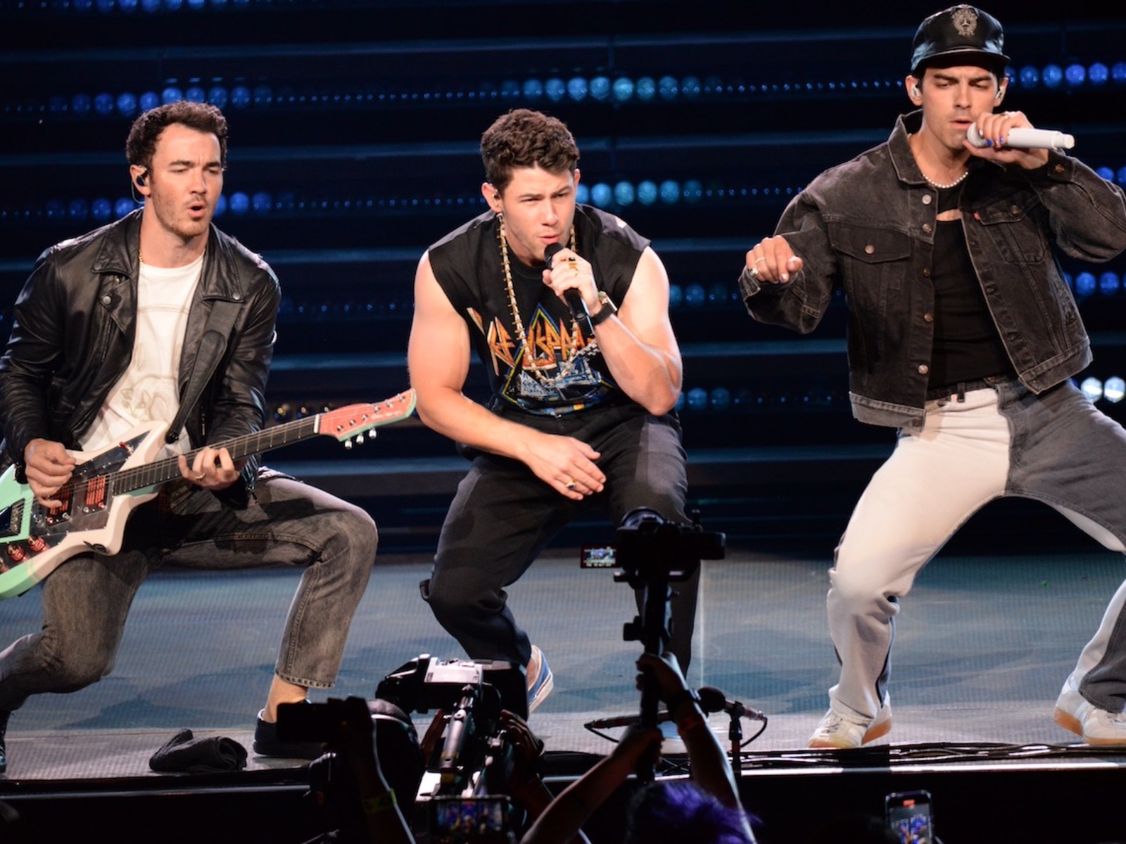 The Jonas Brothers provided summery pop perfection at the Amp