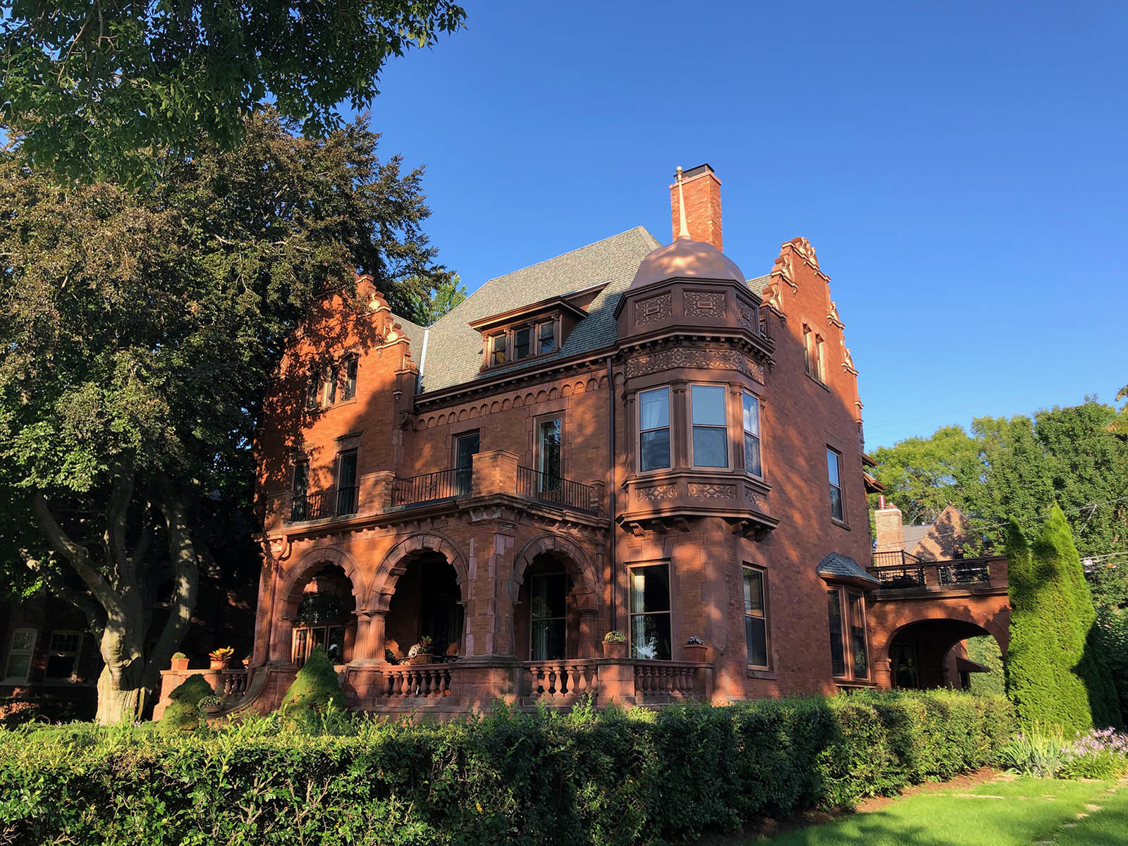 John Kern’s Wahl Avenue mansion, now for sale