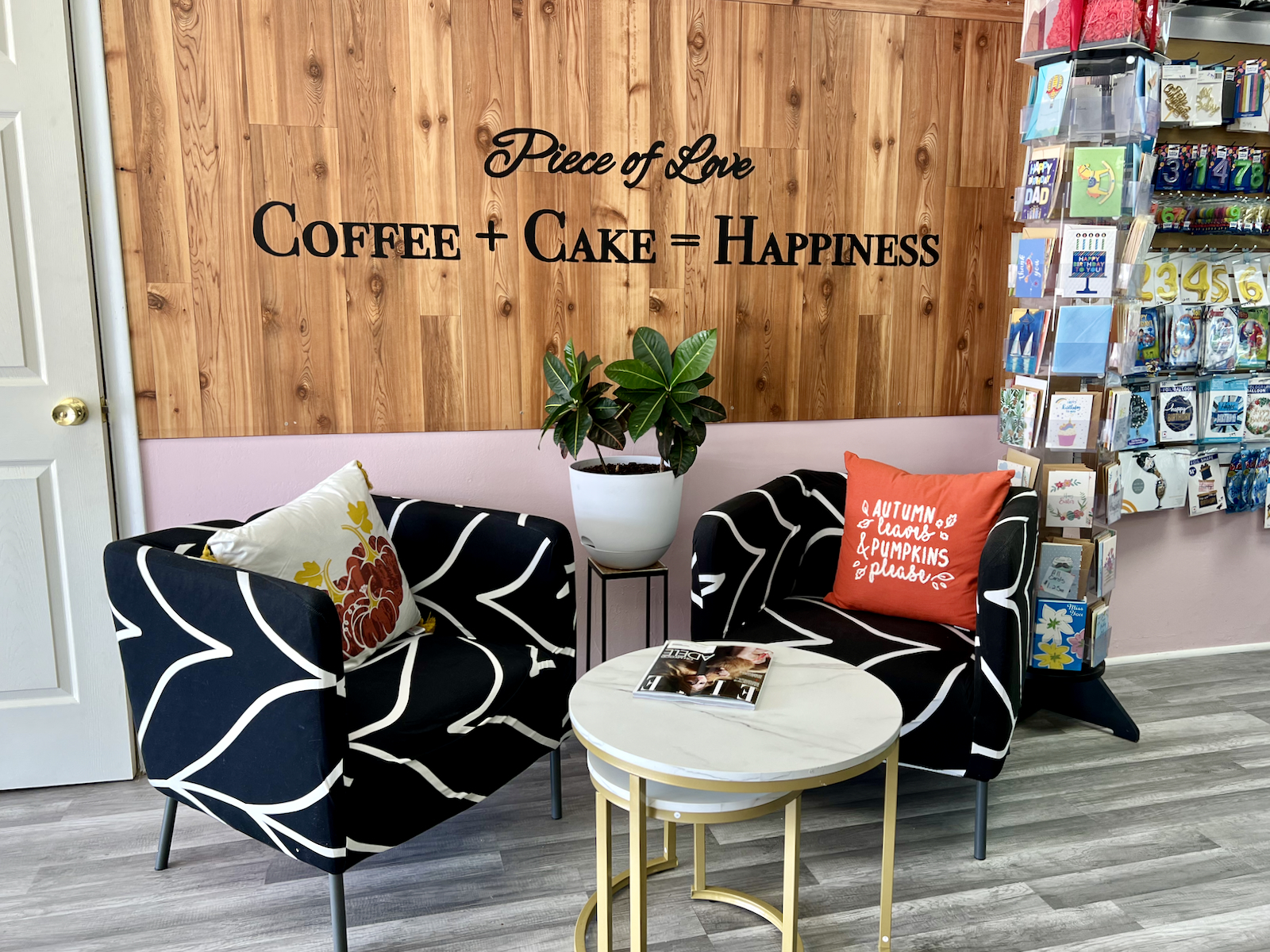 Enjoy coffee & desserts at reimagined Piece of Love Cake and Coffee Shop