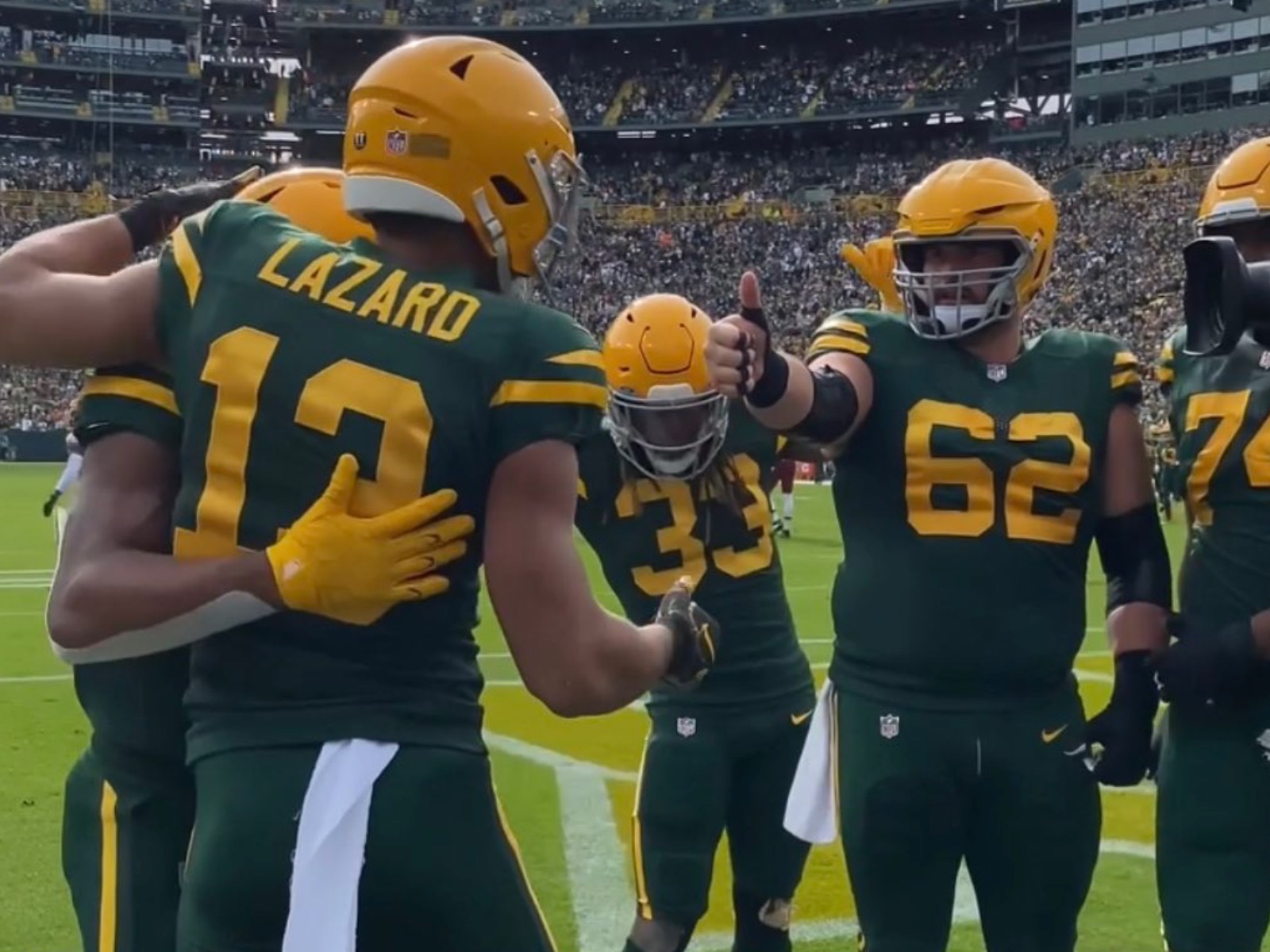 Best photos of Packers wearing new throwback uniforms vs. Washington