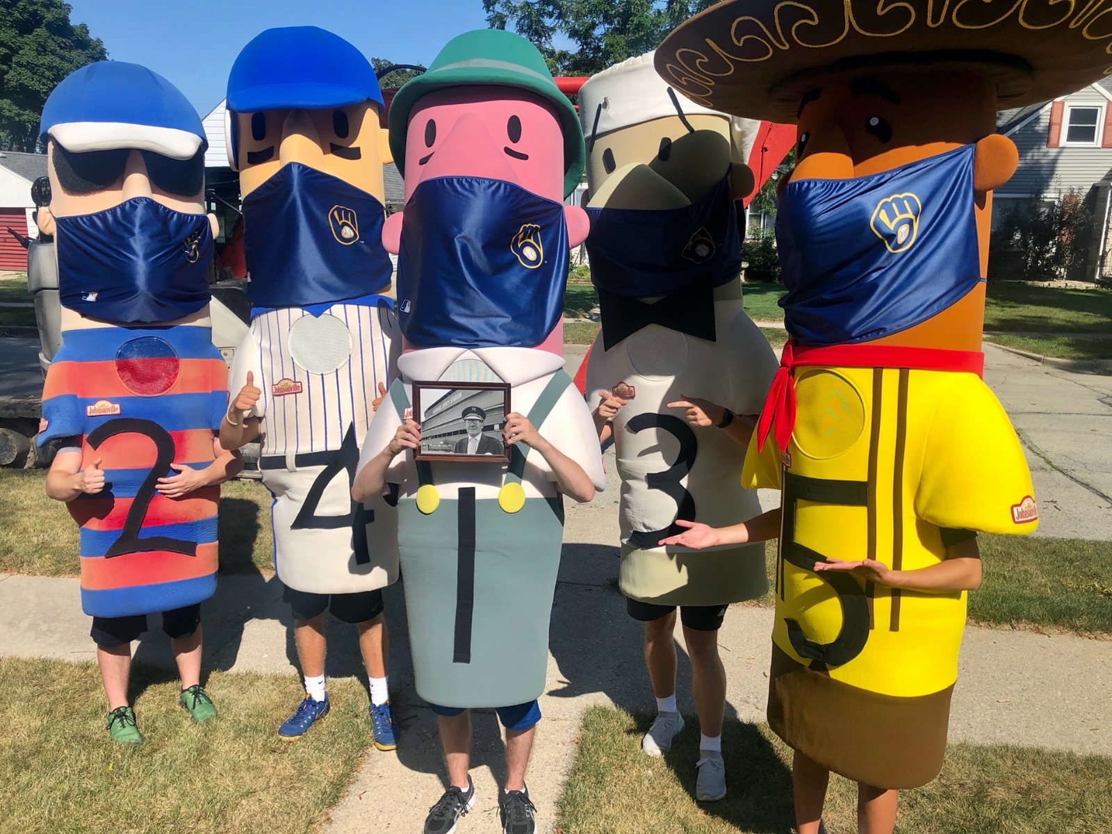 Brewers Racing Sausages Costume