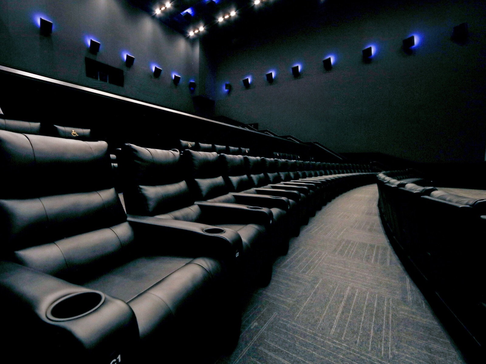 movie theater seats back