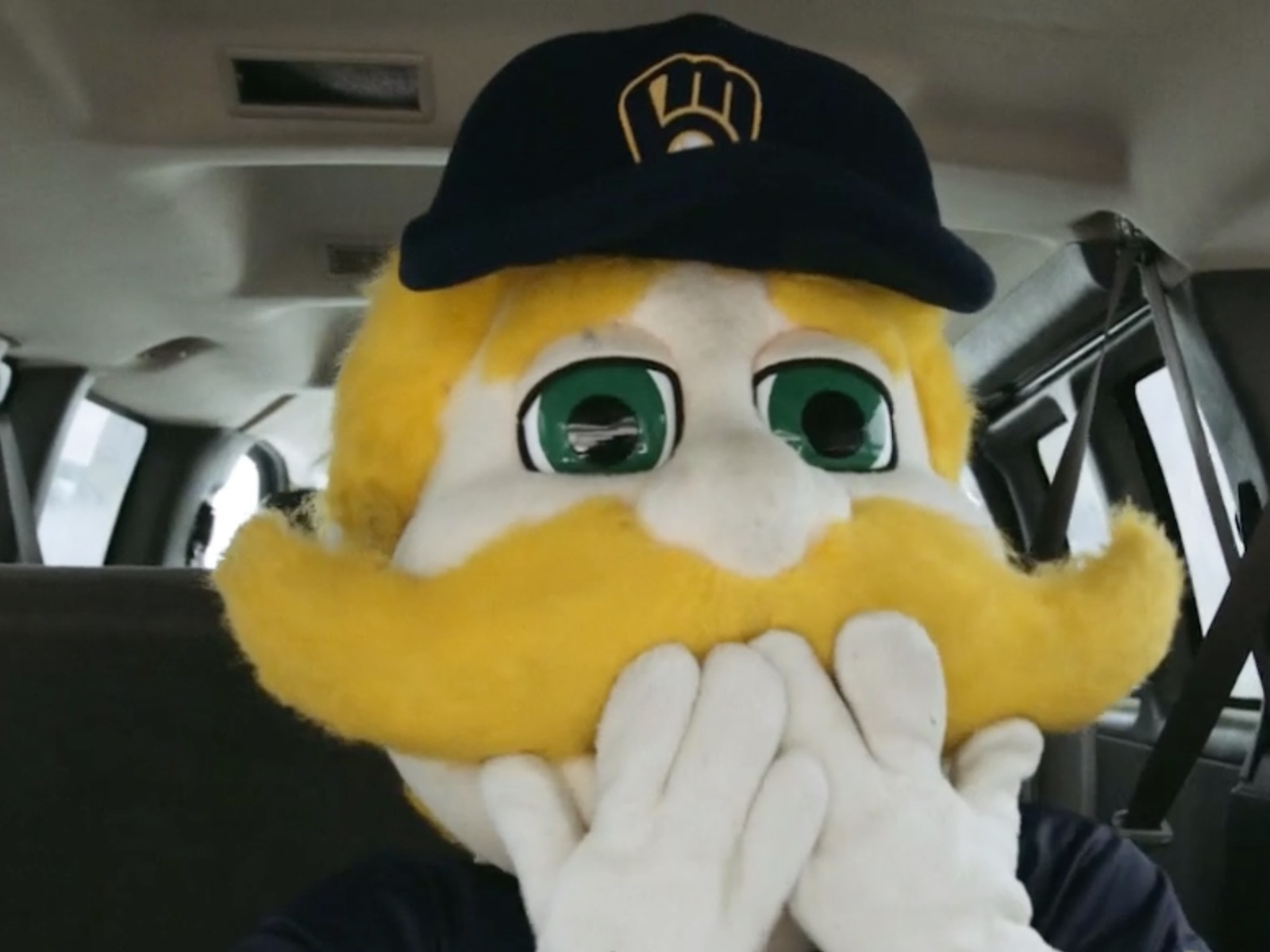 Here's the result of the Brewers' Mascot Makeover: a new Bernie's Chalet