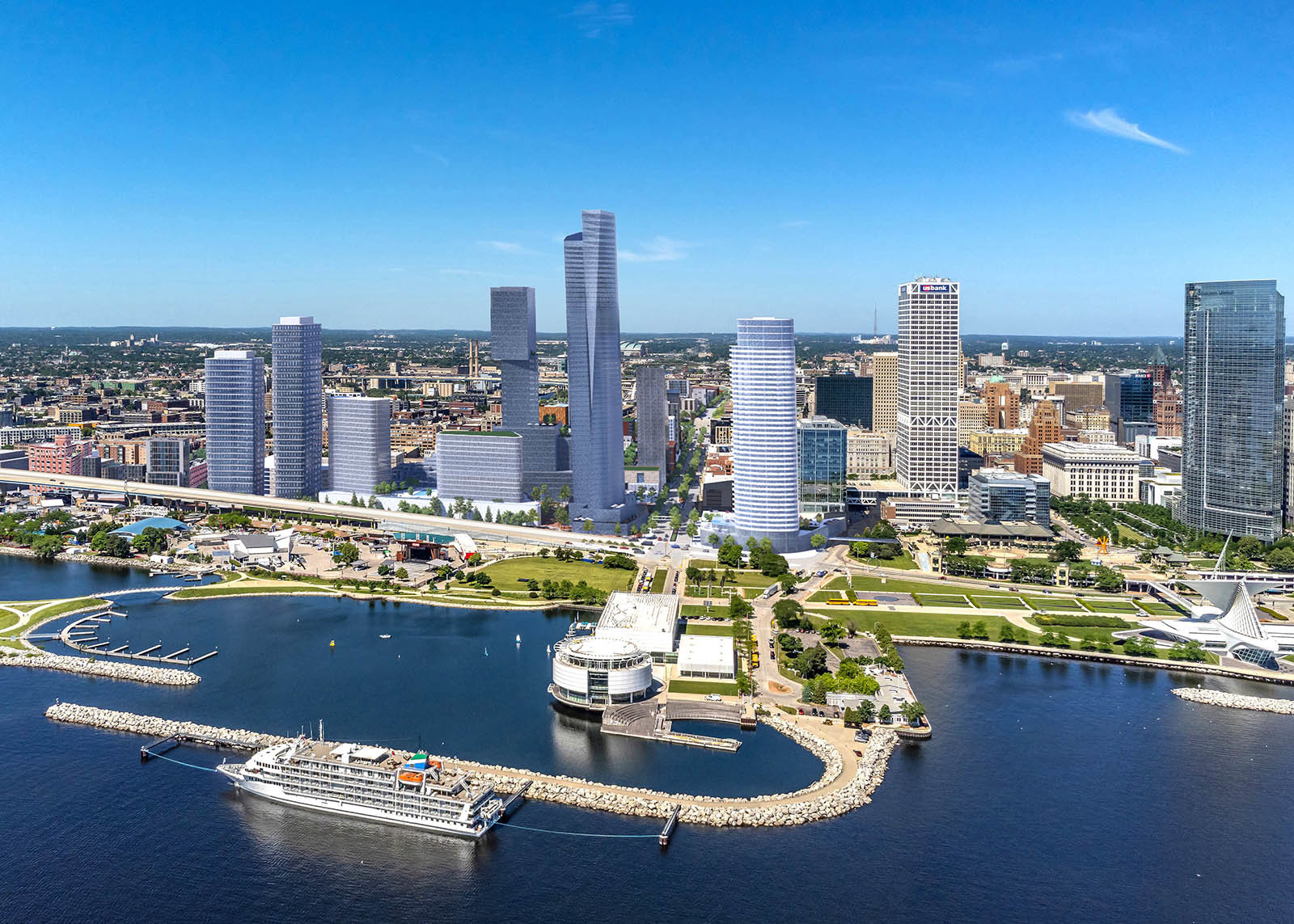 4 views of future Milwaukee, if we rethink I-794