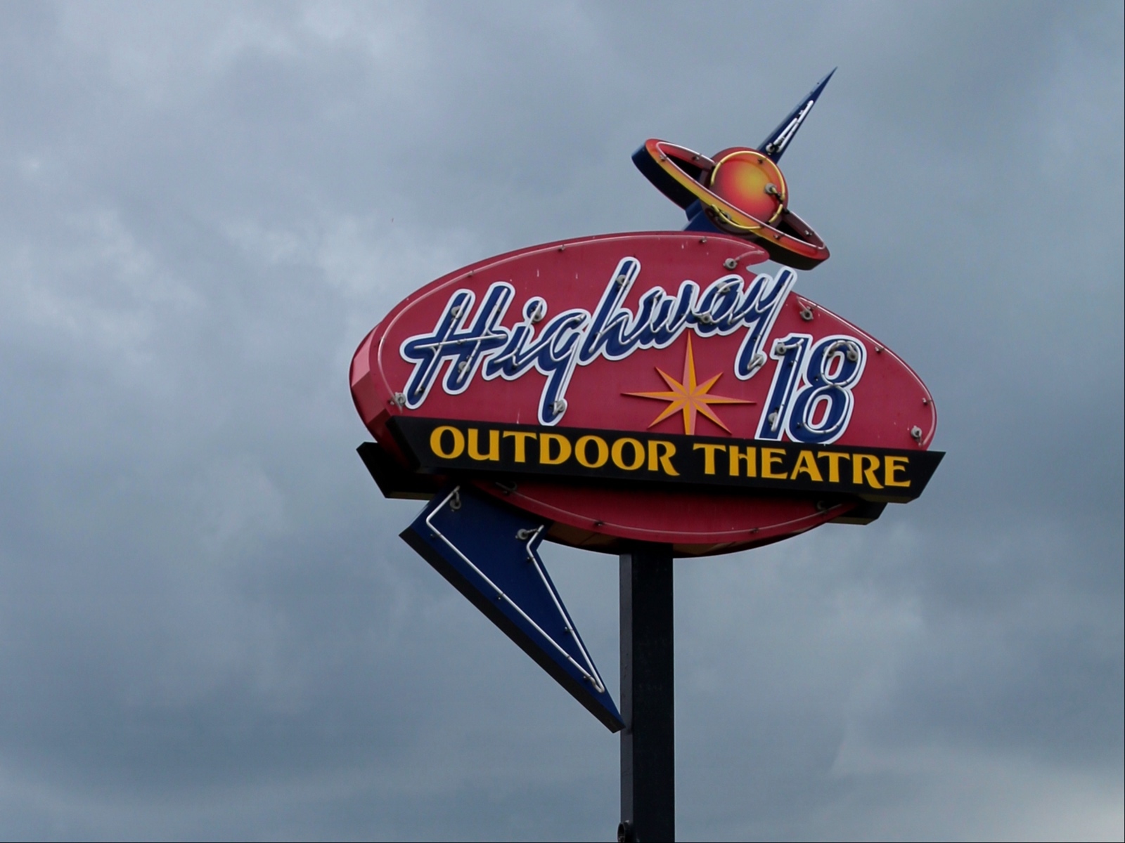 The Highway 18 drivein movie theater is for sale
