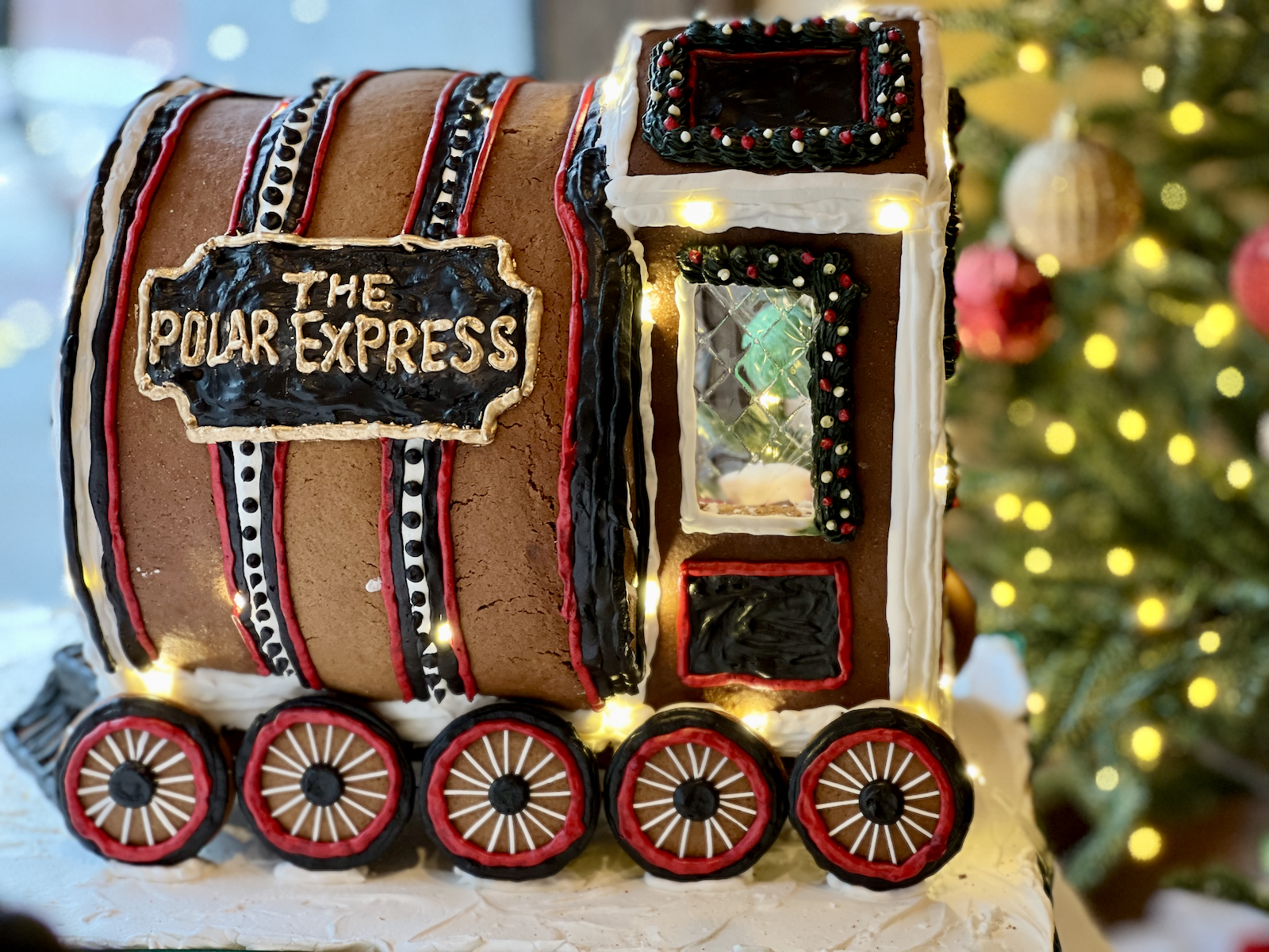 Believe Polar Express gingerbread scenes inspire at North Shore