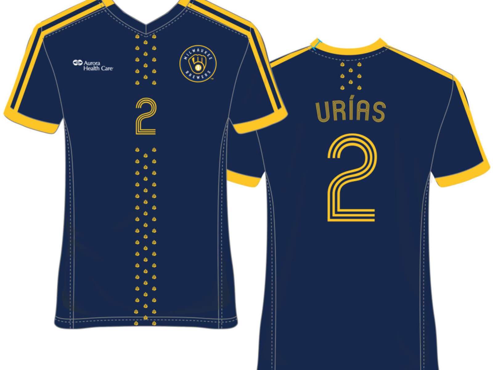 luis urias brewers jersey