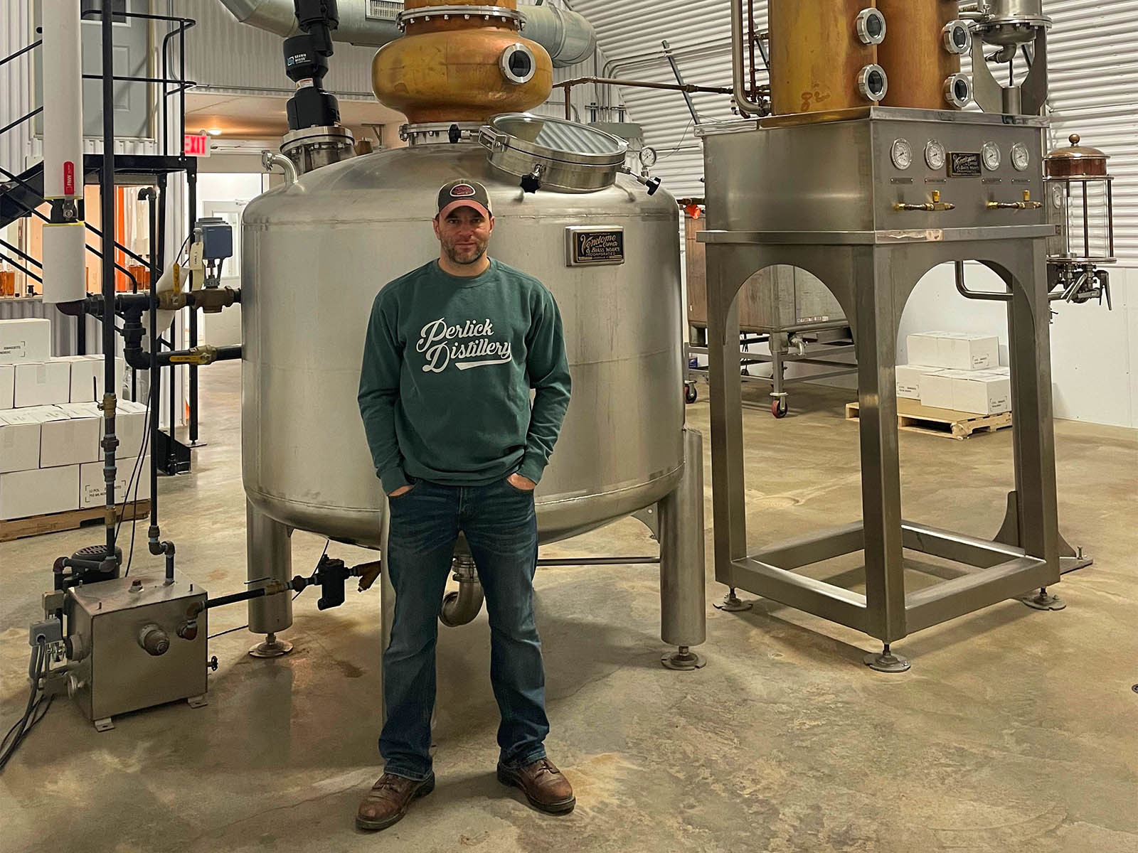 Wisconsin's Perlick Distillery grows all the grain it distills for its
