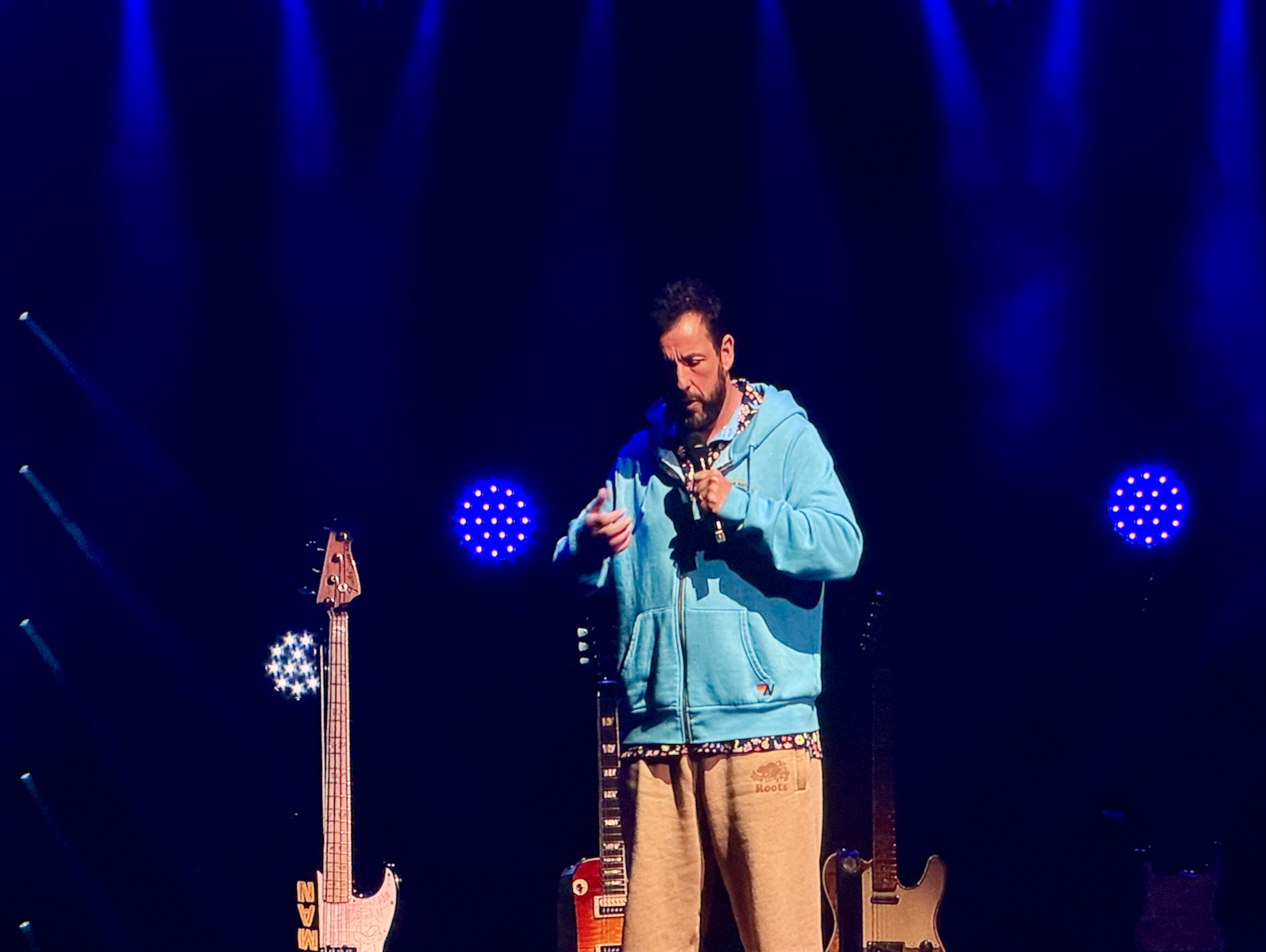 The softer side of Adam Sandler shines in stand up