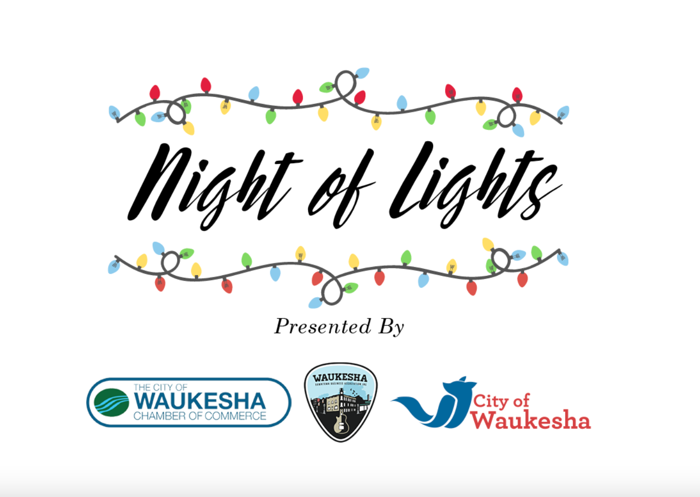 Downtown Waukesha hosts "Night of Lights"