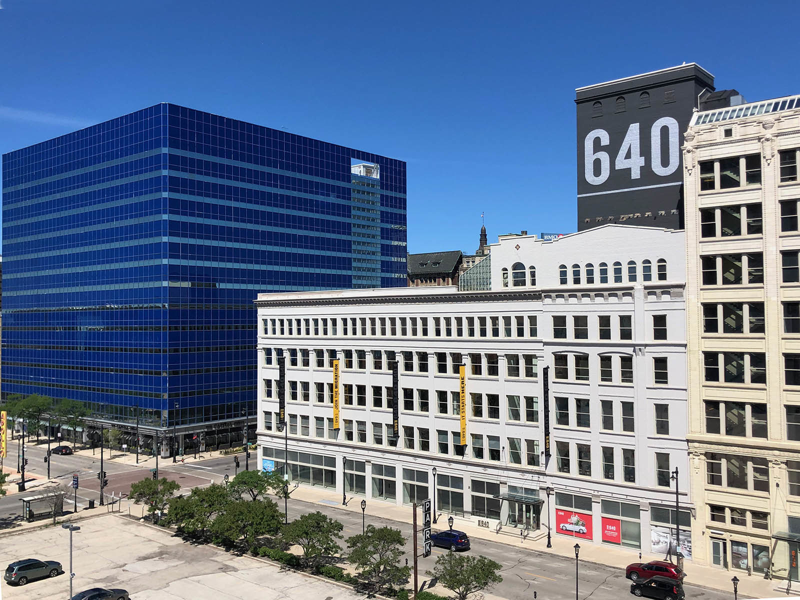Urban spelunking Hub 640 in the old Boston Store building
