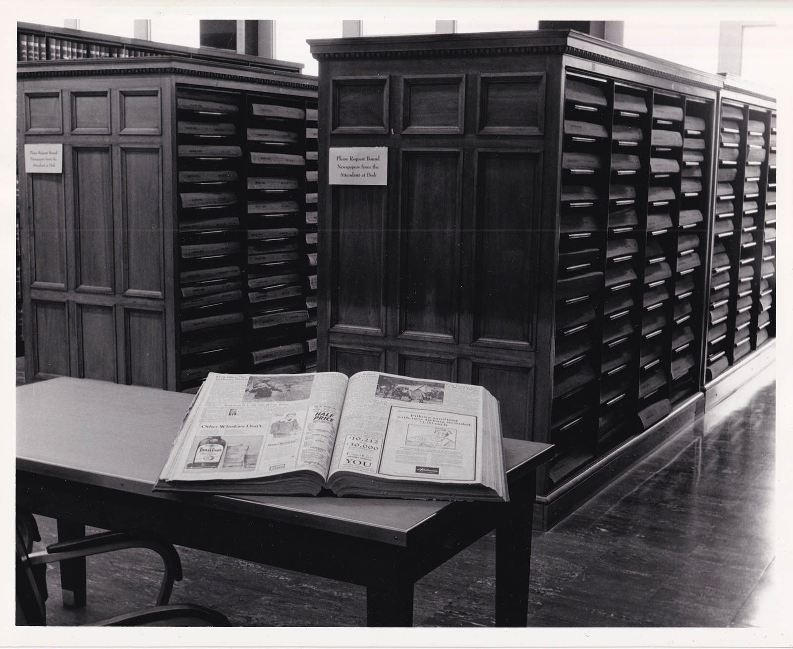 Library stacks