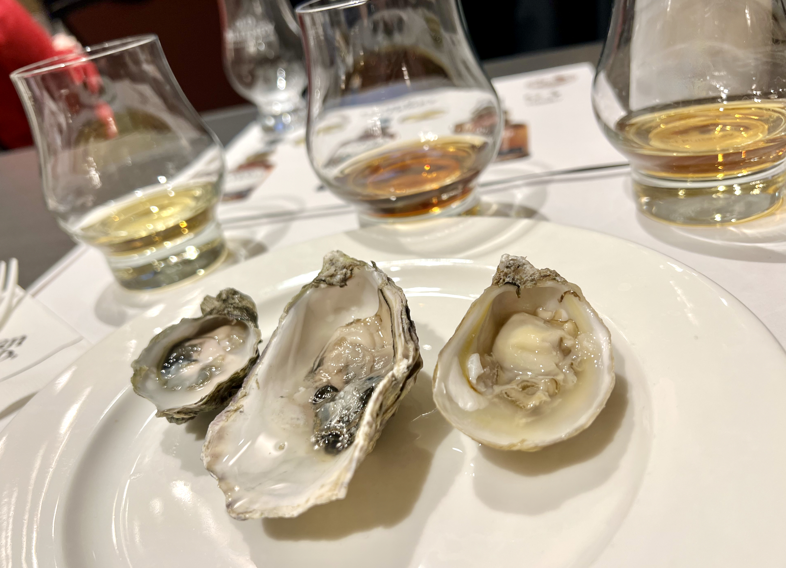 Scotch and oysters