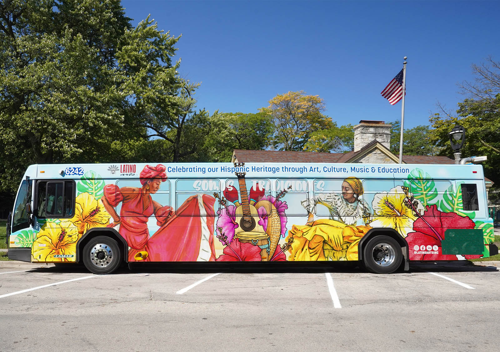 Hispanic Heritage Bus Milwaukee