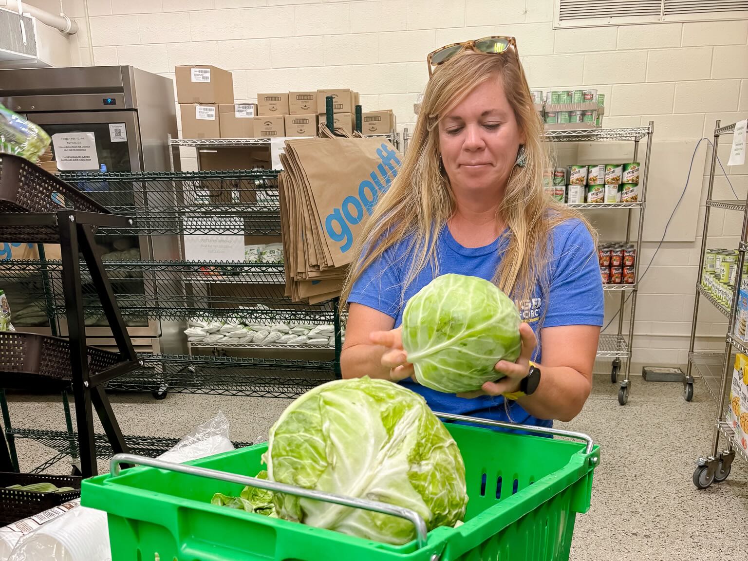 Cabbage at food center