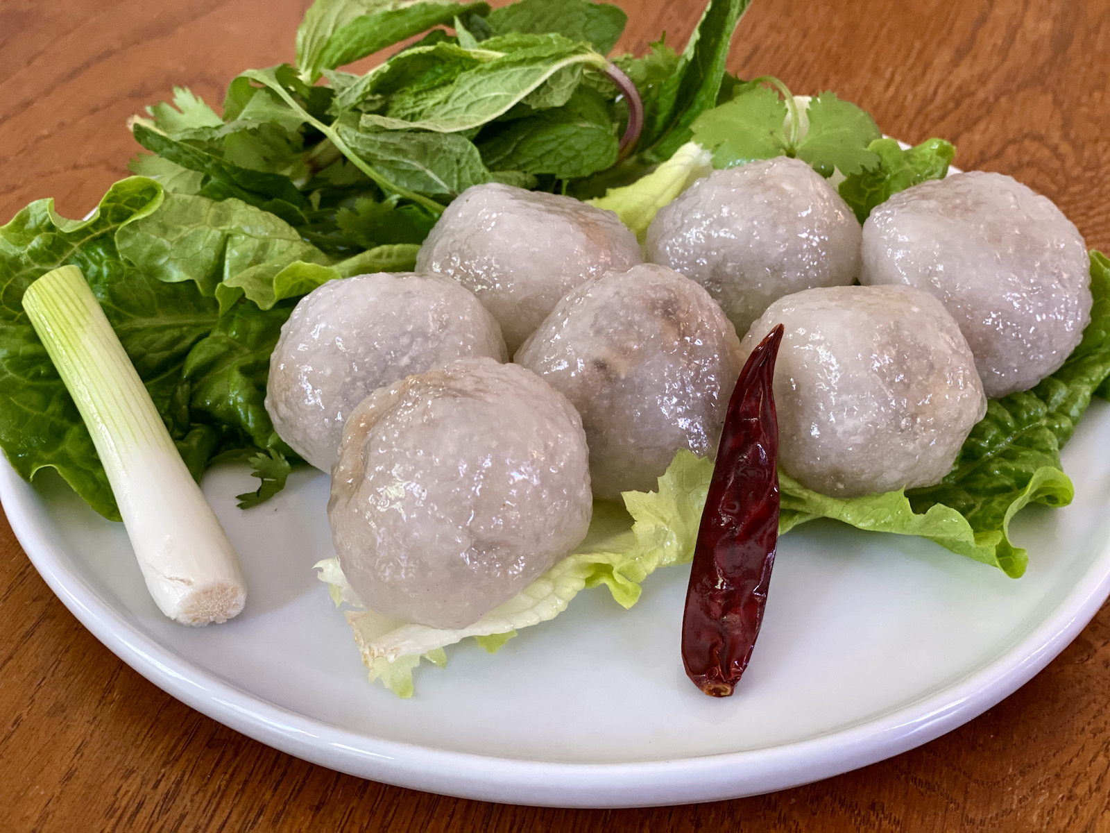 Thai tapioca dumplings