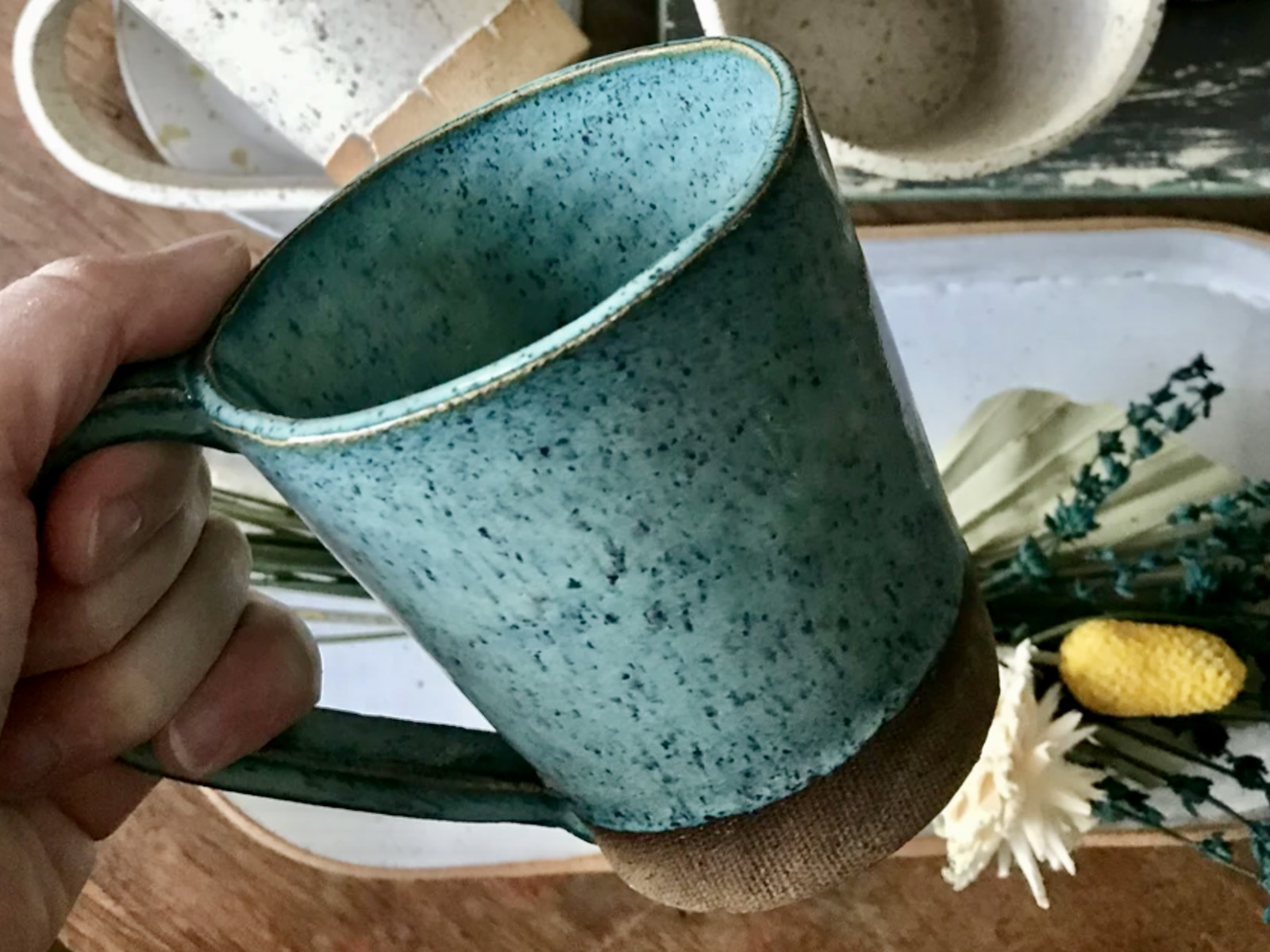 Jade mug