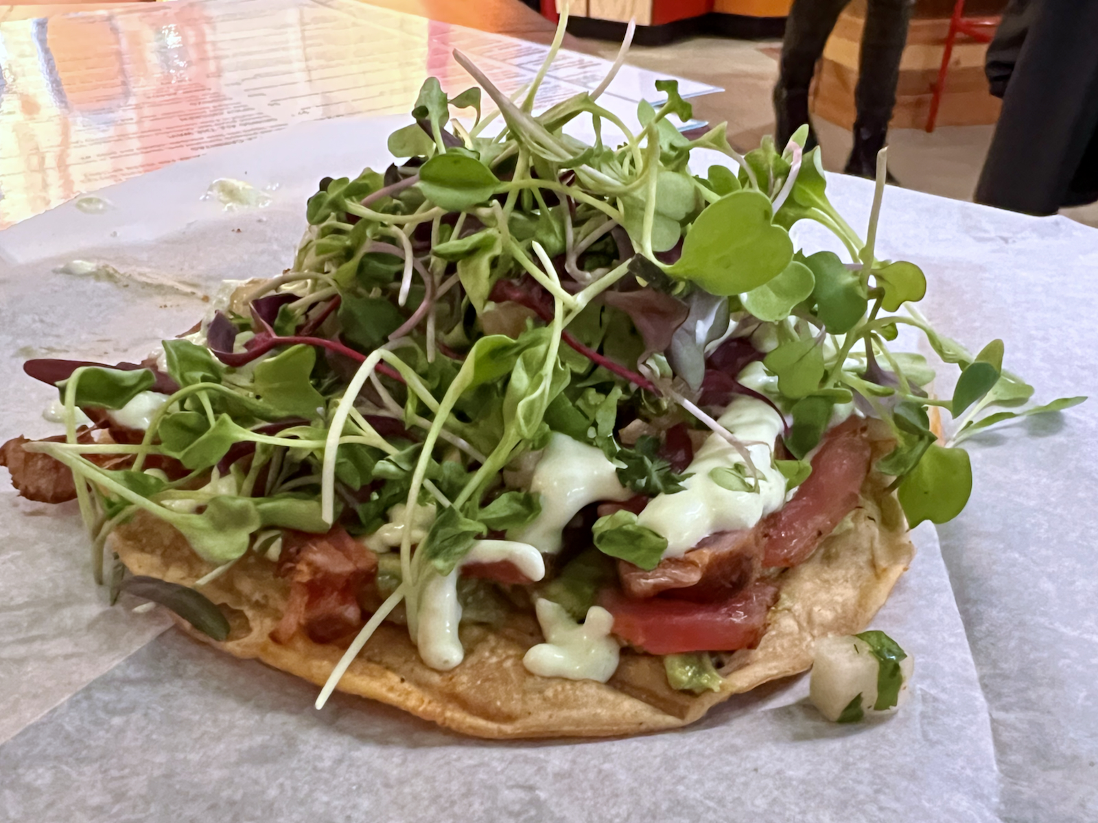 Tuna Tostada