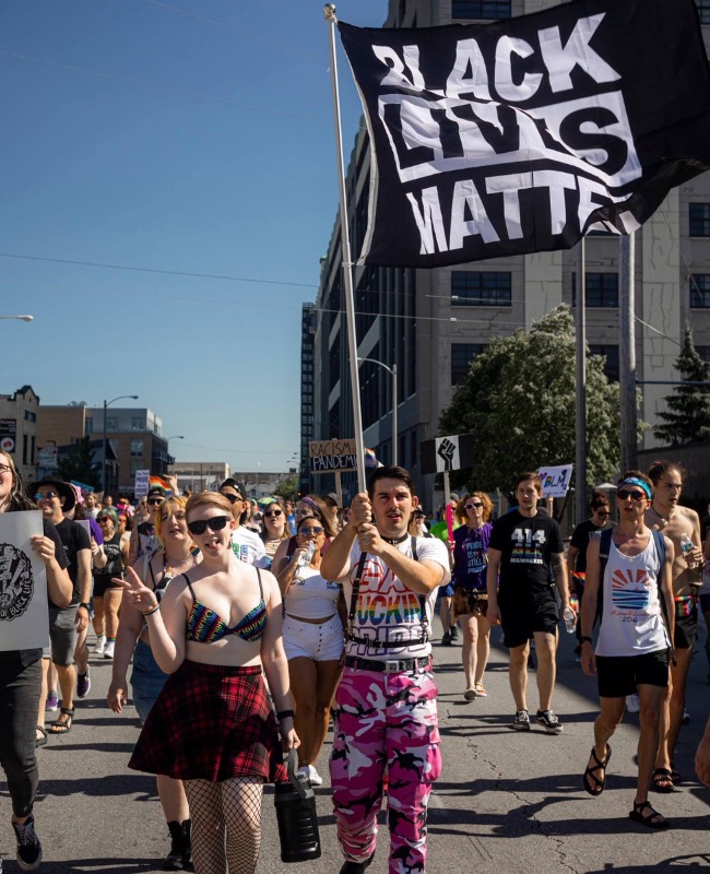 Pride March for Black Lives Matter