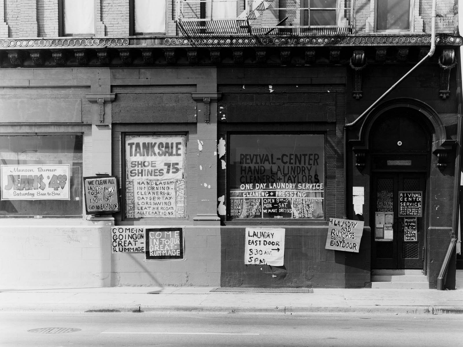 Storefront church at Sydney Hih.