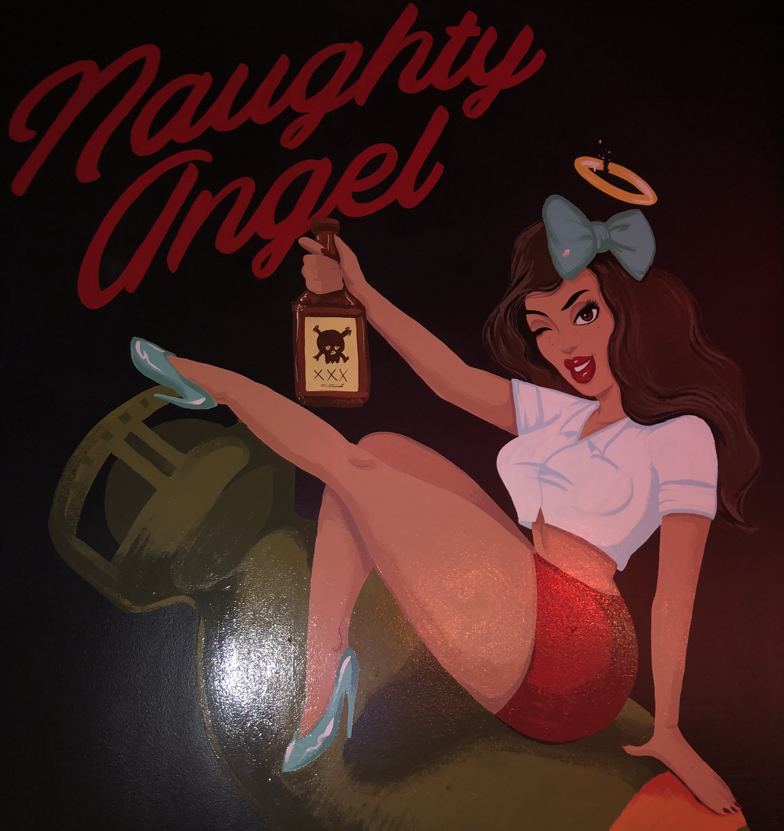 Naughty Angel plane art