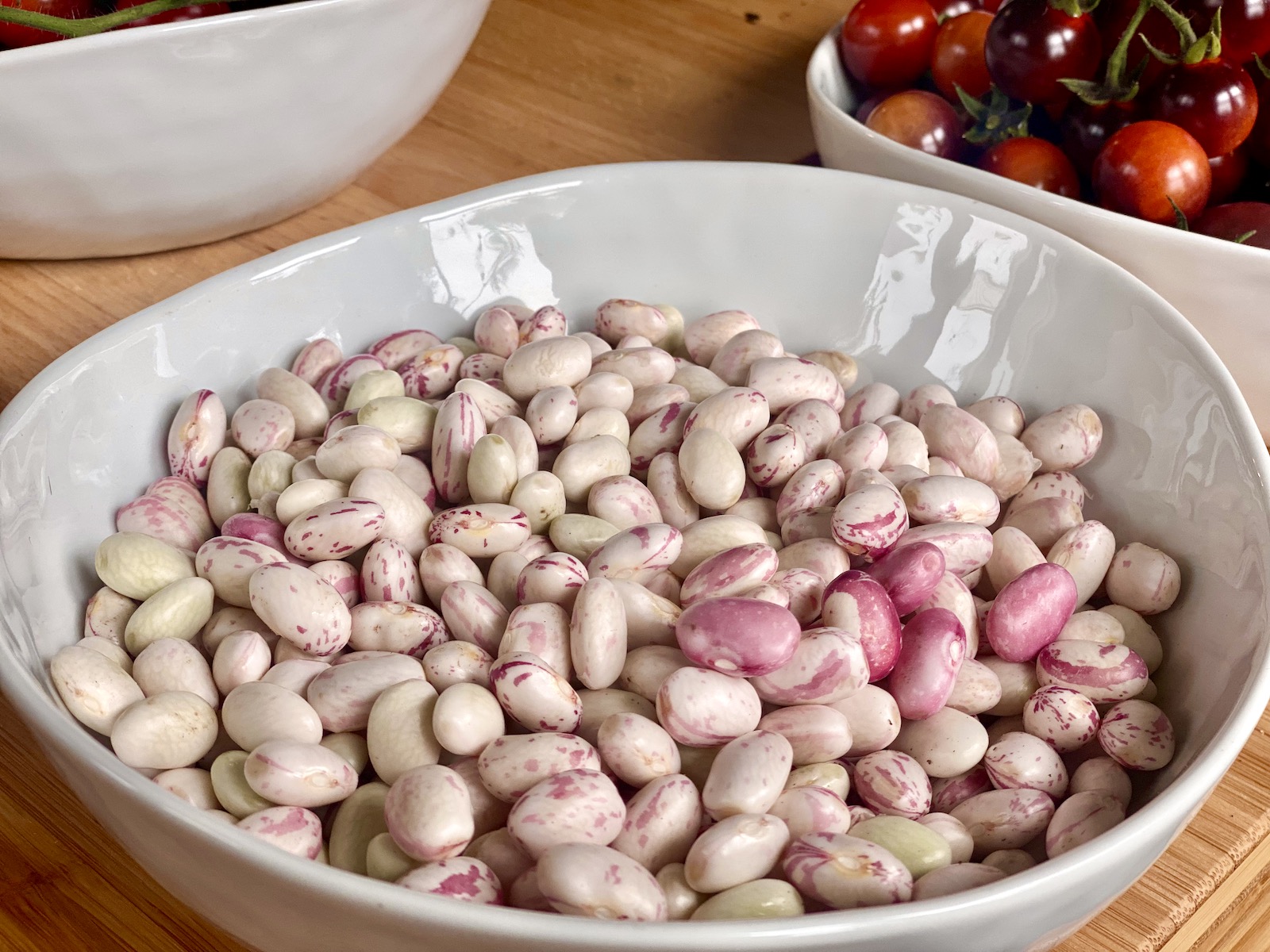 Shelling beans