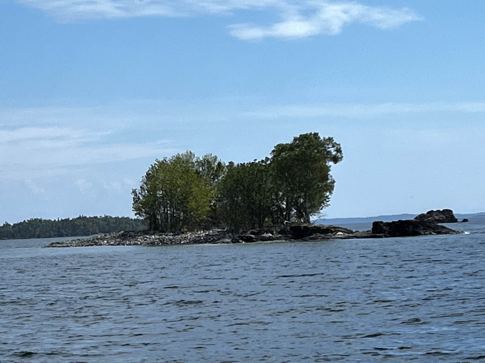 the island