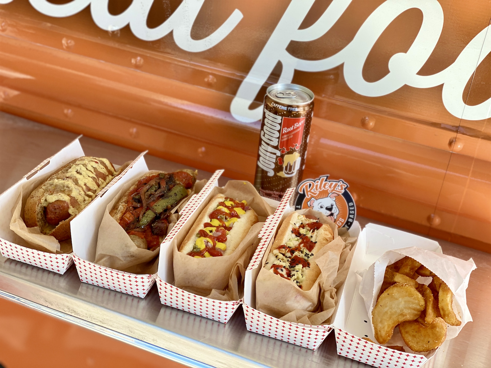 Selection of sausages from Riley's Good Dogs