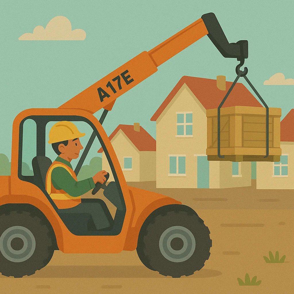 CPCS (A17E) Telescopic Handler - Suspended Loads (Non-Rough Terrain) - Red Card course