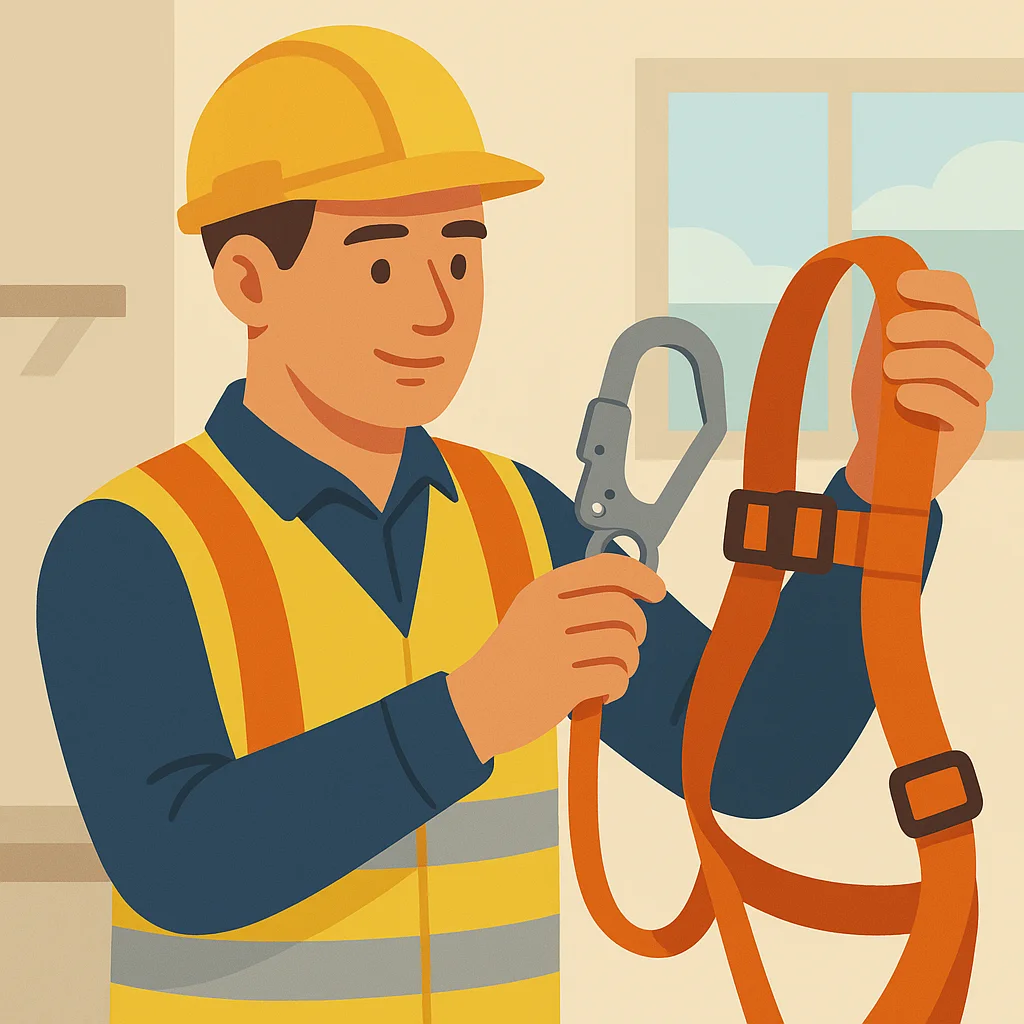 Safe Use and Inspection of Harnesses and Lanyards course