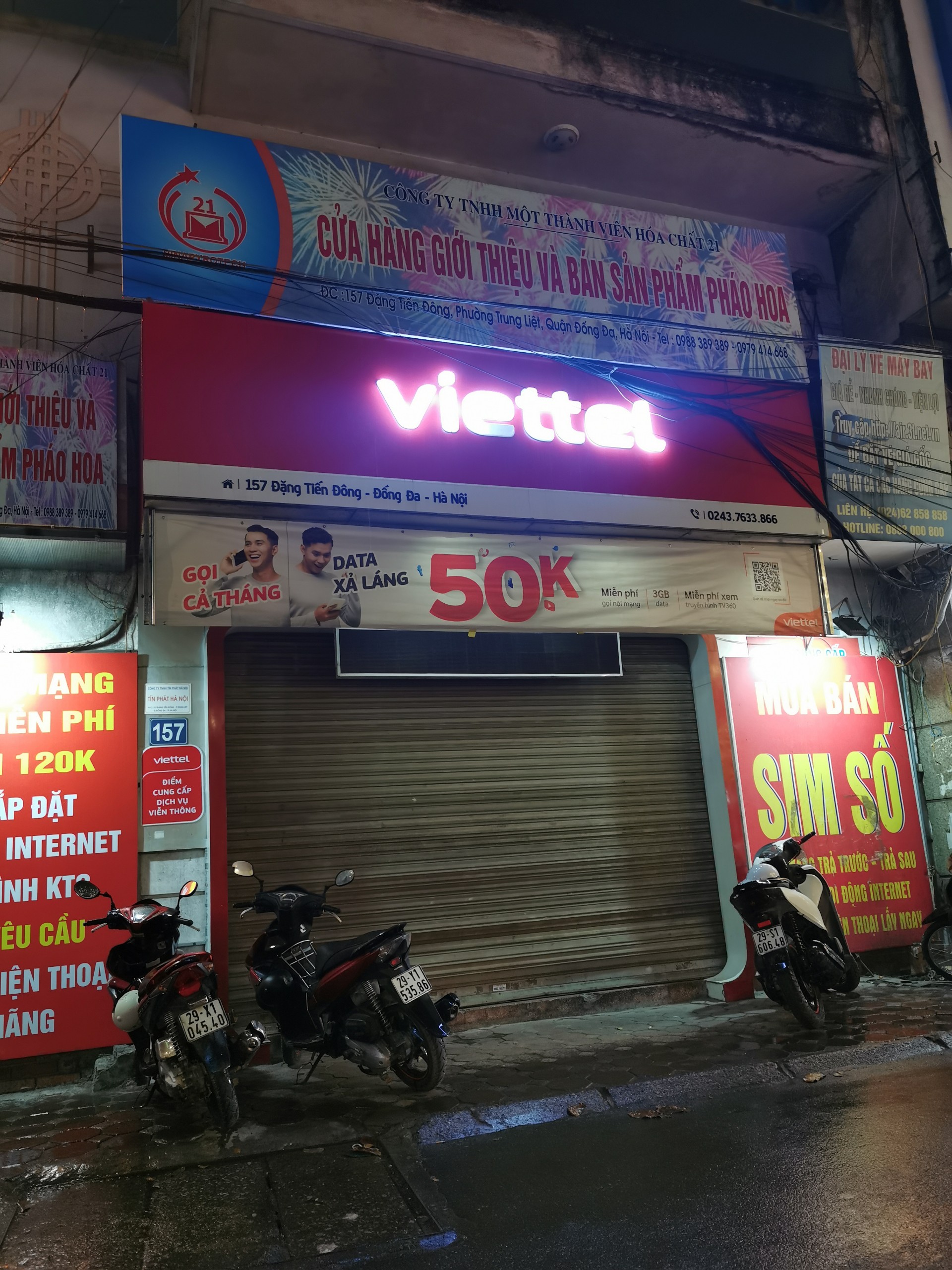Bán pháo hoa 157 Đặng tiến Đông Đống Đa Hà Nội