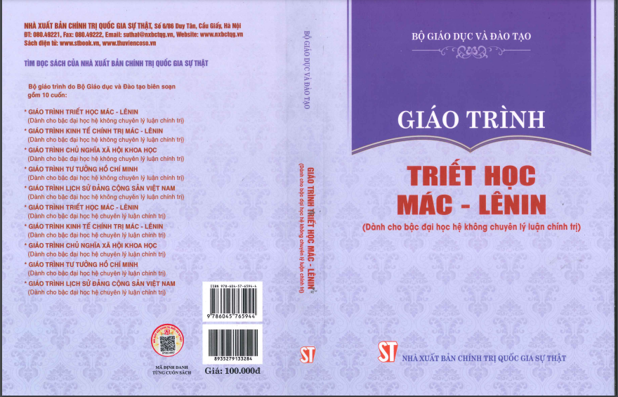 giáo trình triết học mac-lenin