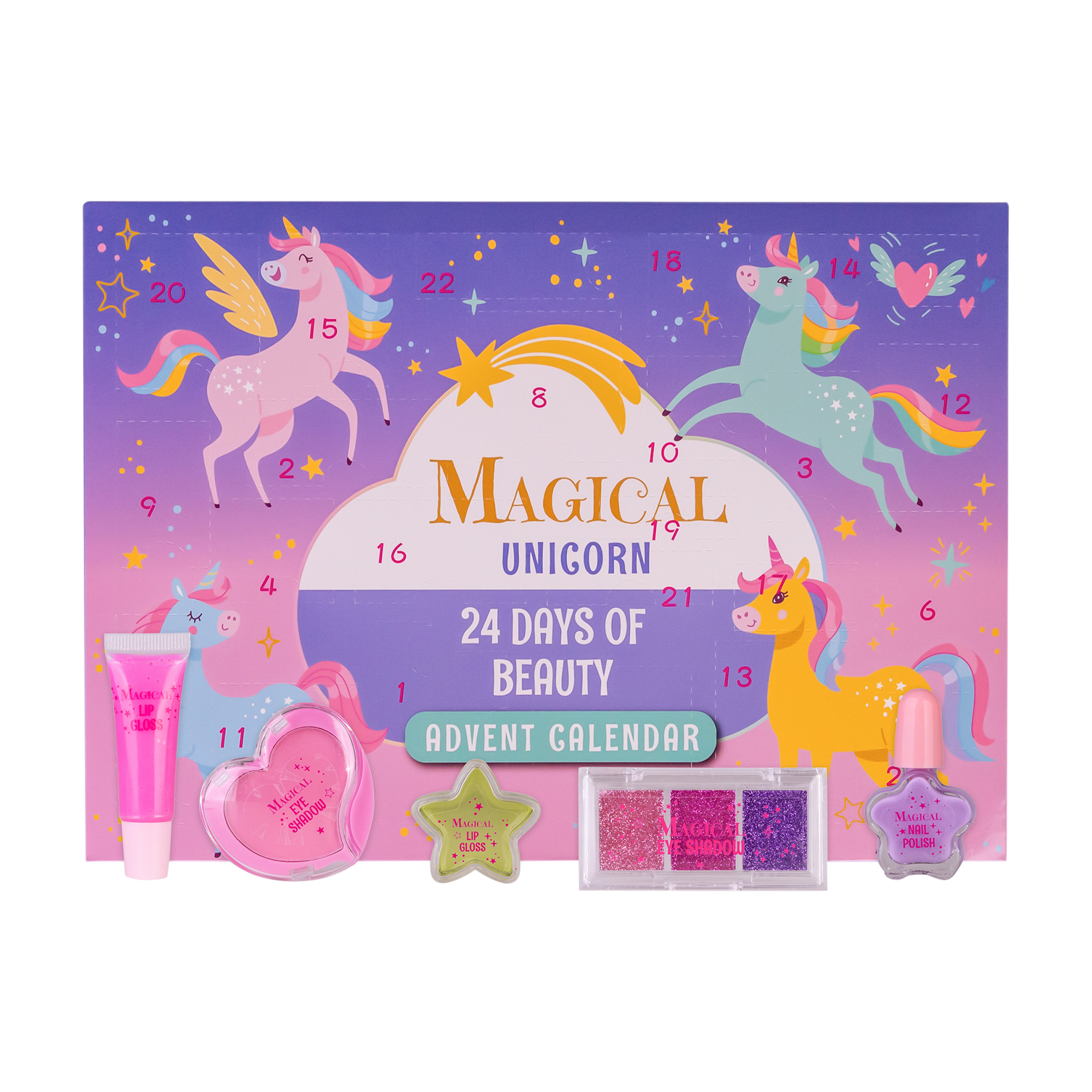 Calendrier De L'Avent Licorne 2025 - 24 Jours De Bijoux Et Accessoires Pour Filles 3 10 Ans 917289