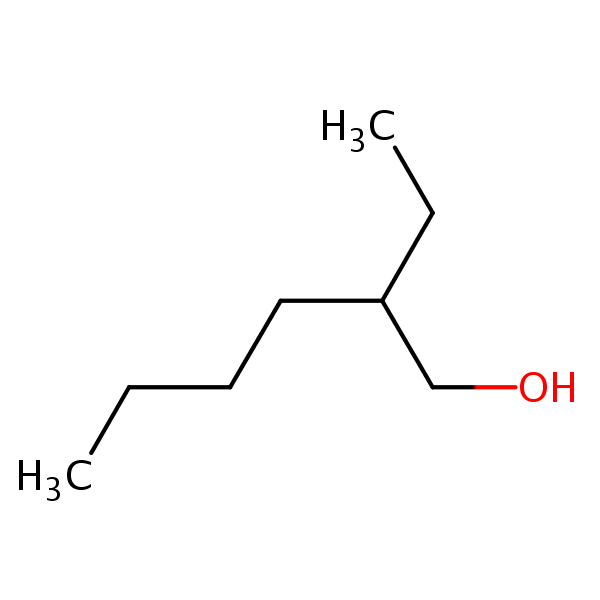 Molecular structure of 104-76-7
