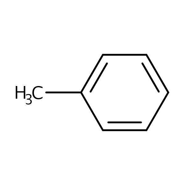 Molecular structure of 108-88-3