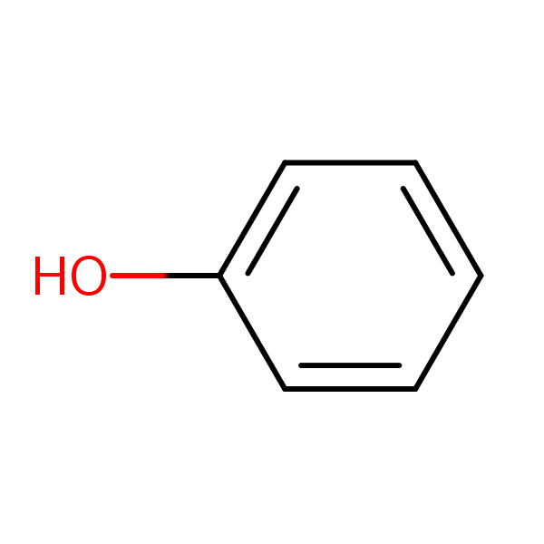Molecular structure of 108-95-2