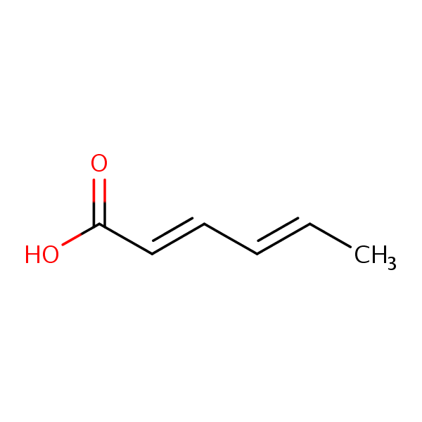 Molecular structure of 110-44-1